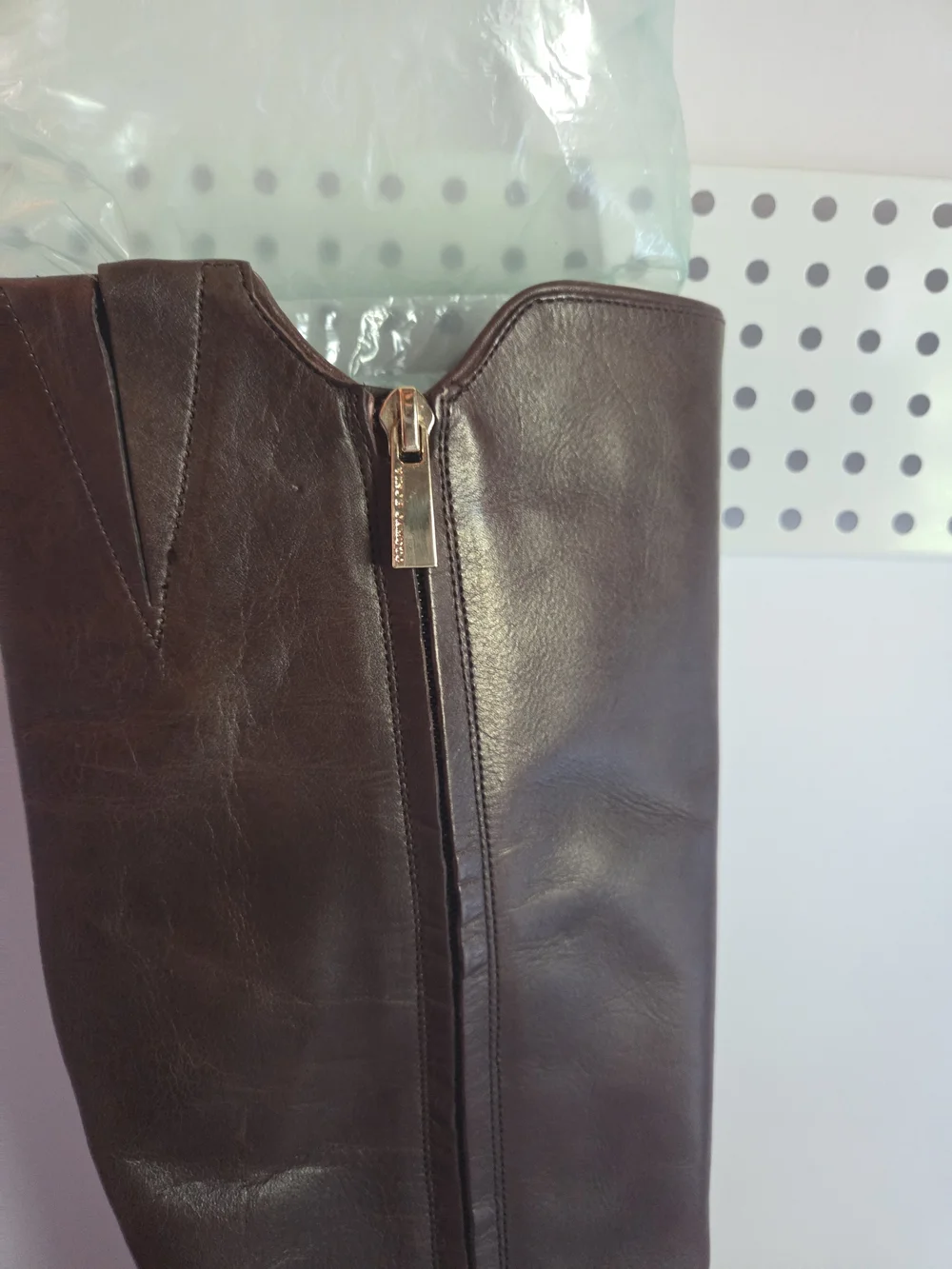 Vince Camuto Tall Brown Leather Over-the-Knee Boots